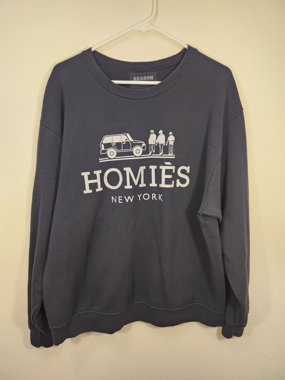 Reason x Homies New York Navy Crewneck Sweatshirt